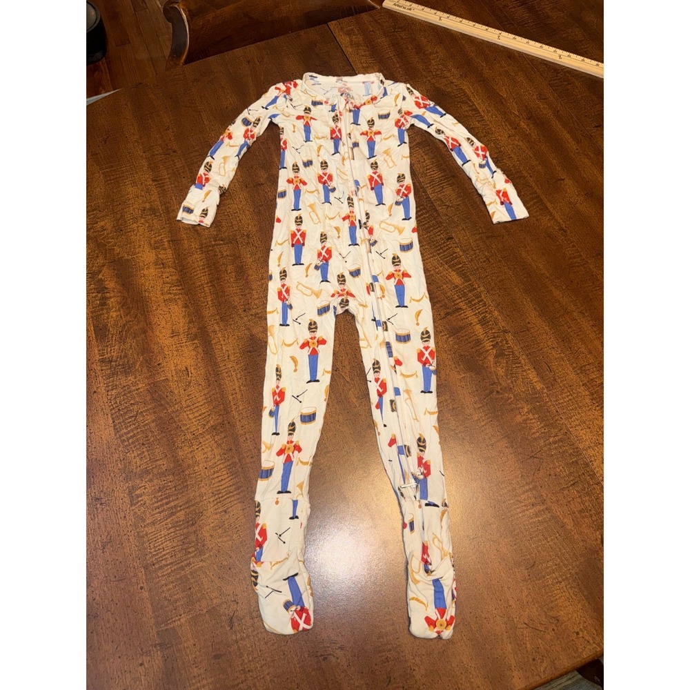 Posh Peanut Nutcracker Bamboo Footie Pajamas Christmas Zip Sleeper 2T